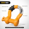 Nilight 2 Pack 3/4" D-Ring Shackle with 7/8" Screw Pin