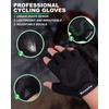 Reinalin Unisex Cycling Gloves, Half-Finger Gloves for Road Bikes &