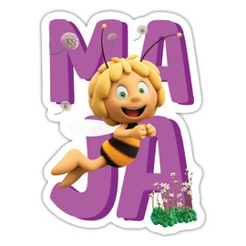 Spreadshirt Maya the Bee 3 Maja Flies Sticker 10 x 10 cm Matt White