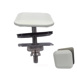 Stainless Steel Kitchen Sink Hole Cover 1.77 Inch/4.5CM Faucet Hole Cover Kitchen Sink Tap Hole Plate Stopper Cover Blanking Metal Plug, White