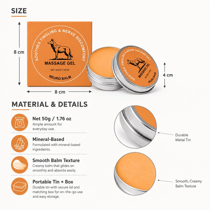 Cooling Massage Balm for Joint & Muscle Care – Herbal