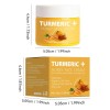 Crema Facial De Cúrcuma, 50 G, Hidratante, Líneas Finas, Rep