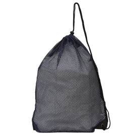 ATHLETIC MART Large Mesh Laundry Bag, Navy, navy
