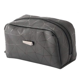 LKMY Cosmetic Toiletry Makeup Bag Travel Brush Storage Pouch Lazy Storage Waterproof for Women/Girls/Lady (Black)