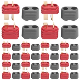 10Sets RC Connector Adapters T Plug Male/Female with Protective Case for Remote Control Car Plane Model