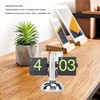 European Style Retro Digital Flip Down Clock 304 Stainless Steel