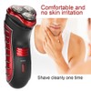 3D Men's Shaver Floating Rotary Electric Beard Razor Rechargeable Shaving