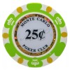 Monte Carlo (25pc) $0.25 Monte Carlo 14g Clay Chips