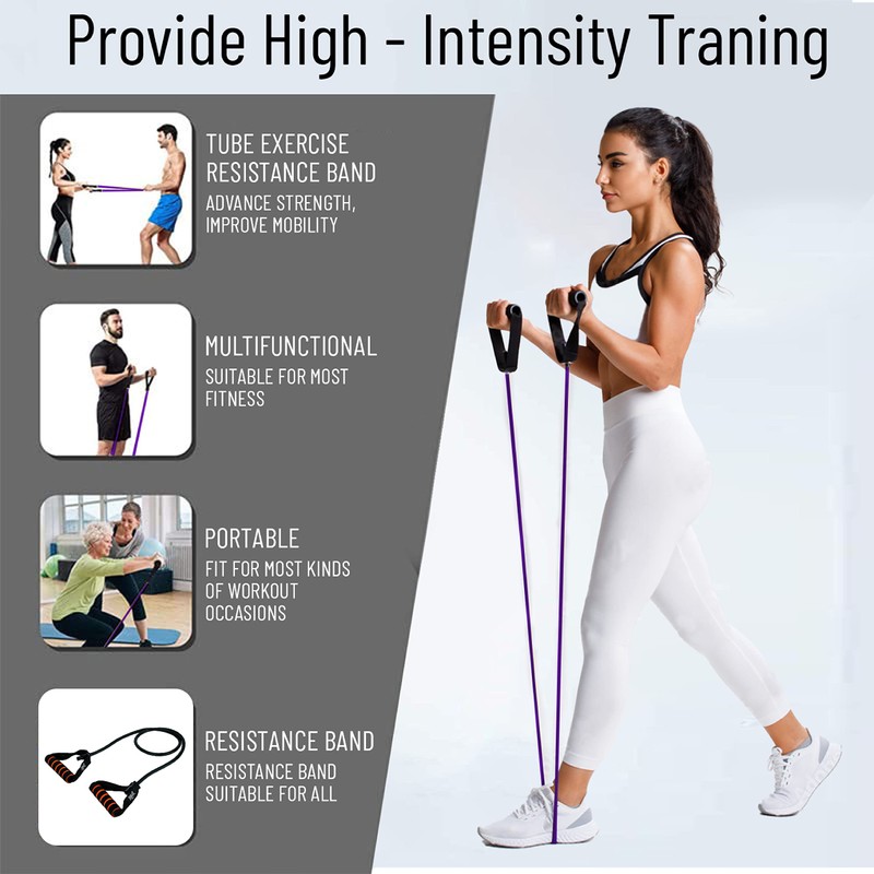 Everlast Resistance Tube 1200X7X11 Mm Purple