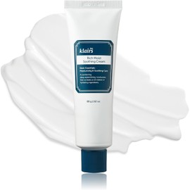 DearKlairs Rich Moist Soothing Cream 80ml, Hypoallergenic, Centella Asiatica, Ceremide, Moisturizer, full hydration, Protective layer with Beta Glucan, Non-sticky texture, K-beauty