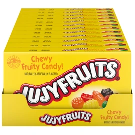 Wonka Jujyfruits Gummy candy, Assorted Gummy Candy, 5 Ounce Theater Candy Boxes (Pack of 12​)
