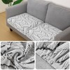 Fuloon Seat Cushion Covers, Stretch Couch Slipcovers Sofa Cushion Protective