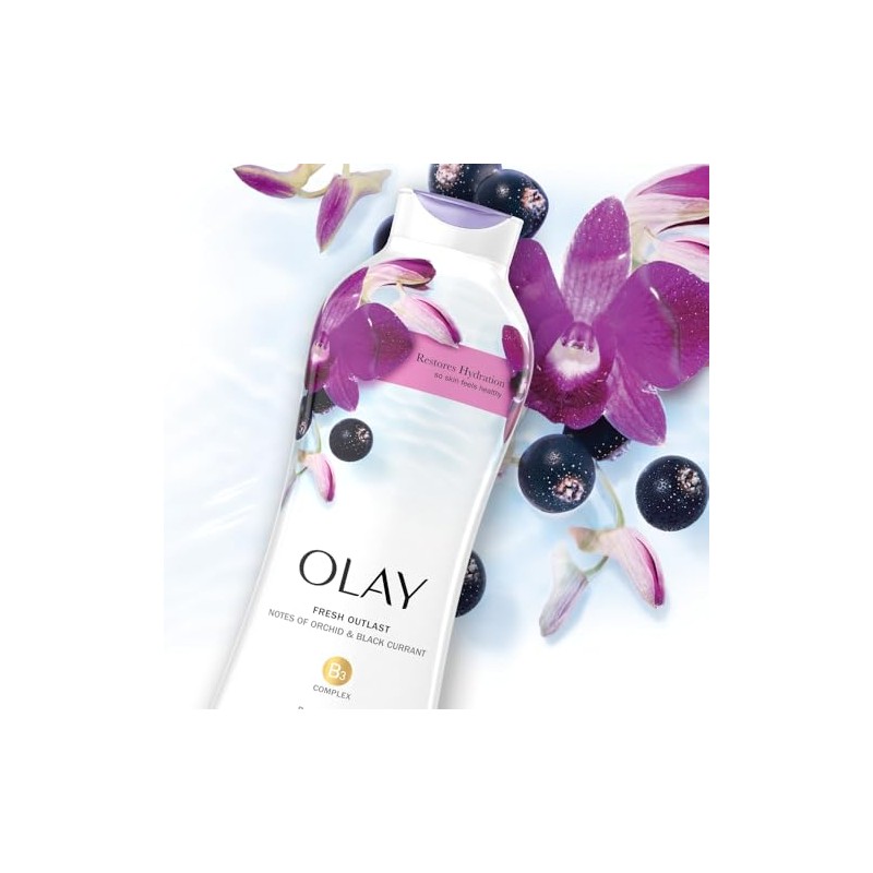 OLAY, Gel Lquido Corporal, Ultra Hidratante con Vitamina B3, Notas