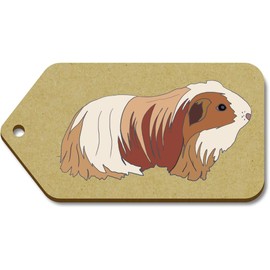 10 x Large 'Guinea Pig pet ' Wooden Gift Tags (TG00117475)