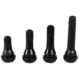 HASKYY Rubber Valves Car Valves 150 Pieces Snap-in Rubber Valves Set TR412, TR413, TR414 & TR418 Tyre Valve Universal Car Tyre Valve