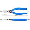 SPEEDWOX Flush Cutters 7 Inches Flush Cut Plastic Nippers Angled