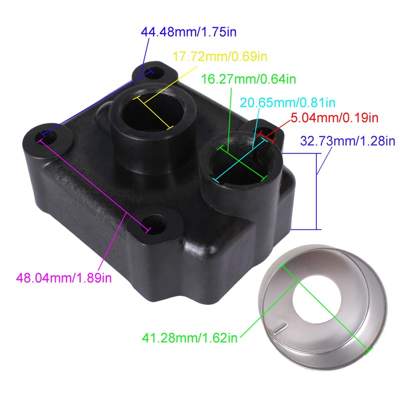 Outboard Engine 348-65016-0/1 Water Pump Housing for Nissan Tohatsu 25-40HP