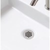 ZM Grid Drain Strainer Assembly with Overflow for Bathroom Sink,