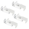 ZICHENXR 4pcs Pleated Blinds Clips Clip Accessories Roller Blind Curtain
