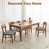 WUSOUPU Leather Seat Covers for Dining Chairs Waterproof Chair Seat