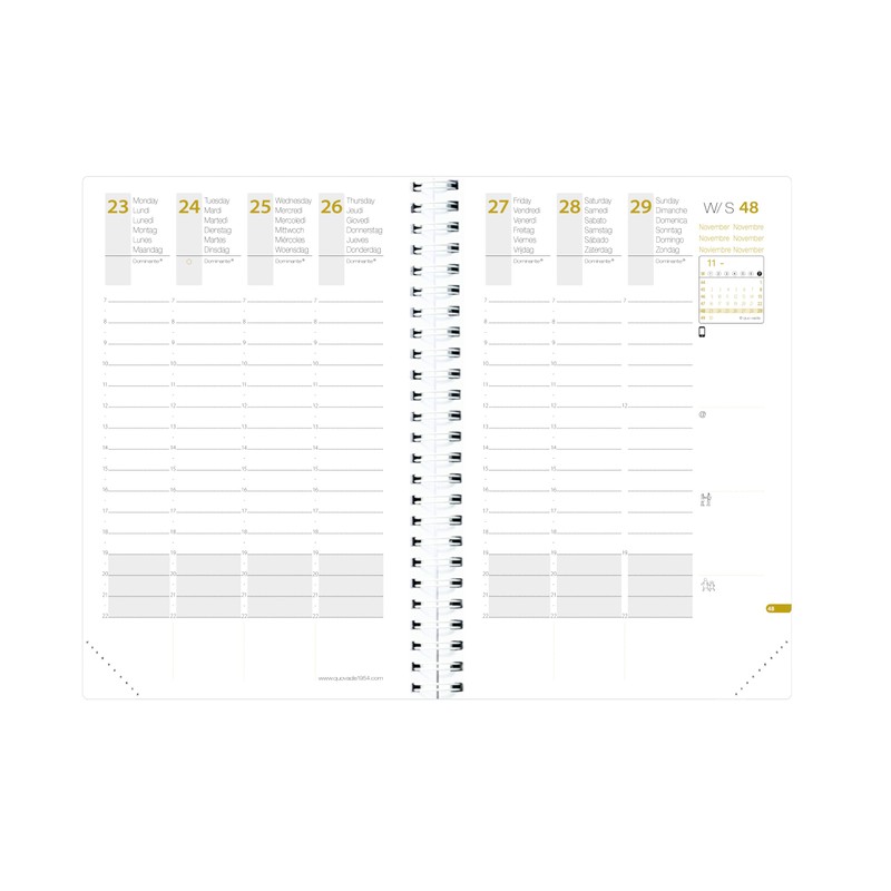 Time&Life ML Large Vermillon 2026: Pocket Size Calendar