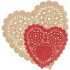 Wilton 12 Count Red Craft Hearts Assorted Doily, 6"/4", Multicolor