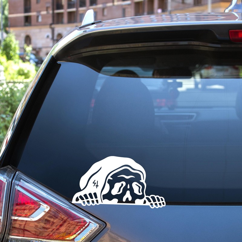 Grim Reaper Peeker JDM Decal, Death Decal, Drift Decal, Slow