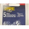 Gearhead GH6076 3/8" Drive Extension Bar & Accessories Set, 5-Piece
