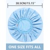 Years calm Shower Caps For Women Reusable Waterproof，Pattern And Solid