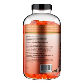 Bote Aceite Salmon Noruego Omega All Nature 320 Cápsulas Sabor