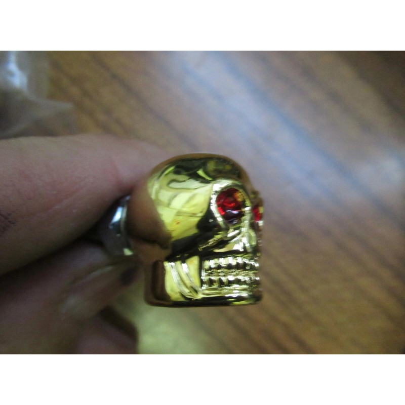 PYTHON TEN PACK (GETS 10) GOLD SKULL HEAD BOLTS -