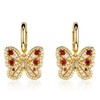 HOTIE Butterfly Earrings for Women: 925 Sterling Silver Butterfly Hoop