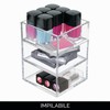 iDesign Porta trucchi, Separatore cassetti extra piccolo impilabile per cosmetici