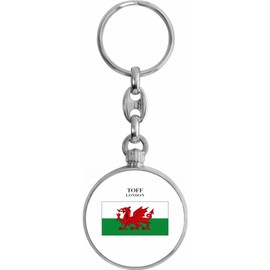 Toff London Wales Flag Keyring