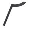 Rear Door Lower Molding Trim Black Side Lower Door Protective