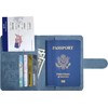 Passport Holder, Passport Cover with Credit Card Slot and Boarding