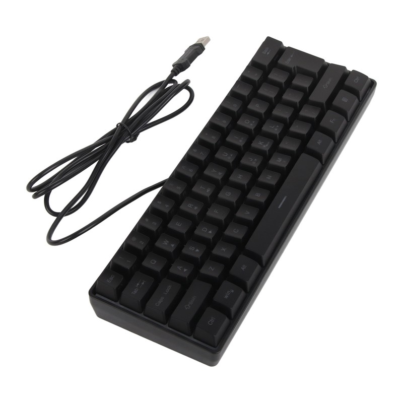 Mechanical Keyboard 61 Keys RGB Backlight Ultra Thin Portable Wired