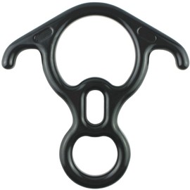 Terminal 8 Descender PROND Rescue Figure 8 Descender with Lock Off Ears 40KN Aluminum Alloy Bent-Ear Descender for Climbing Rescuing Or Escaping Descender Climbing Belay & Rappel Equipment