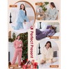 VXVGER Women's Fluffy Pajamas Set Winter Warm 2 Piece Plush