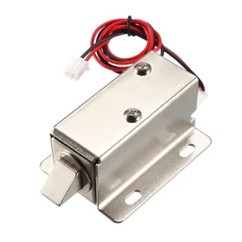 uxcell DC 12V 0.8A 11.4mm Electromagnetic Solenoid Lock Assembly for Electirc Lock Cabinet Door Lock