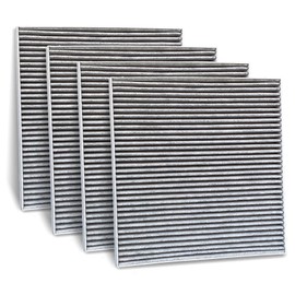 OIFILLIO Cabin Air Filter abp n10g 91559 for Freightliner Cascadia Columbia Coronado 122SD Trucks AF26235, PA4857, 24318, P609422, BOA91559 with charcoal 4pcs