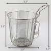 EIKS Spider Strainer Stainless Steel Wire Deep Basket for Hot
