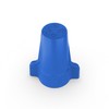 IDEAL Electrical 30-454P Wing-Nut Wire Connector, Model 454 Blue, (25/Bag)