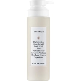 Gel de baño exfoliante con ácido glicólico The Smoother, limpiador suave y suavizante, 16,9 oz