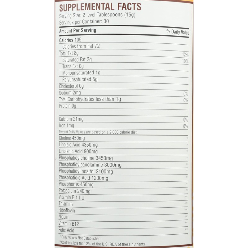 Fearn Natural Foods Lecithin Granules, 16 Ounce (Pack of 1)