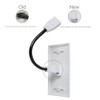 MXTECHNIC Single Port 4K HDMI Wall Plate Outlet Cover with