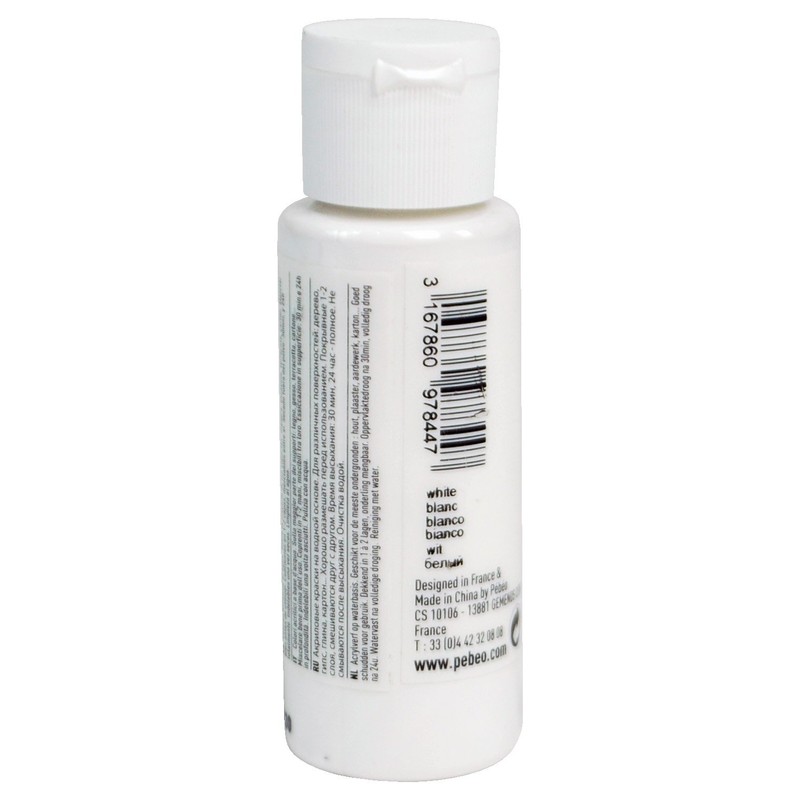 PEBEO Acrylic 59ML Gloss White, 3.3 x 3.3 x 10