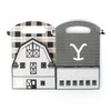 Yellowstone Series Barn Favor Boxes (Set of 8), Measure 5"