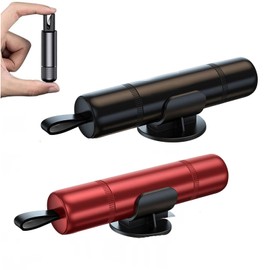 3Pcs Life Hammer with Seatbelt Cutter, Safe Hero Life Hammer, Emergency Car Window Breaker 2-in-1 Window Breaker and Seat Belt Cutter for Car Safety, Cars Safety Hammers (Black+red 2)