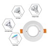 JOYINLED Pack of 6 Recessed Lisa White GU10 GU5.3 MR16